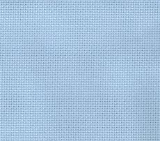 Aida 14 Count Soft Blue 19" x 21"/50 cm x 53 cm from Zweigart. 3706-503Q